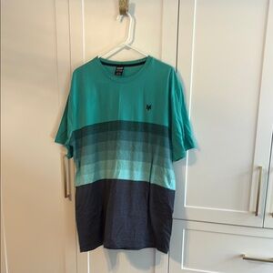 Zoo York turquoise and heathered Gray/blue Short Sleeve Tees